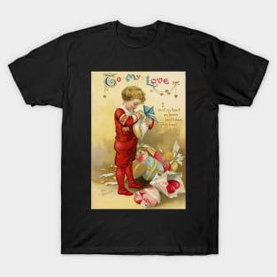 Vintage Valentine Boy T-Shirt